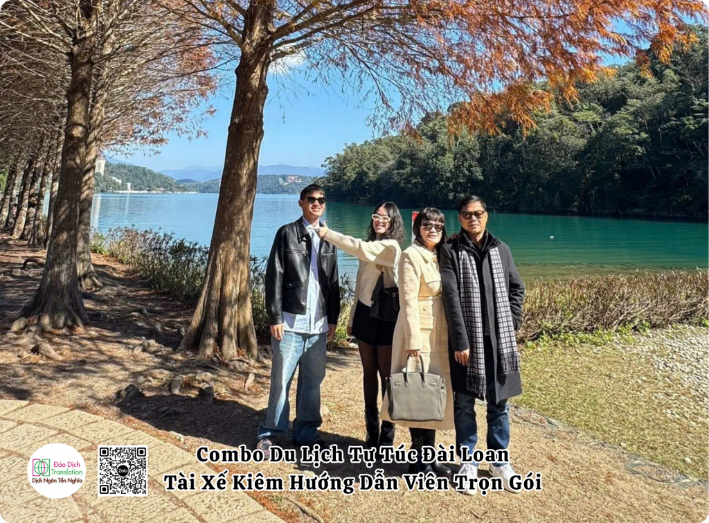 gia dinh khach check in