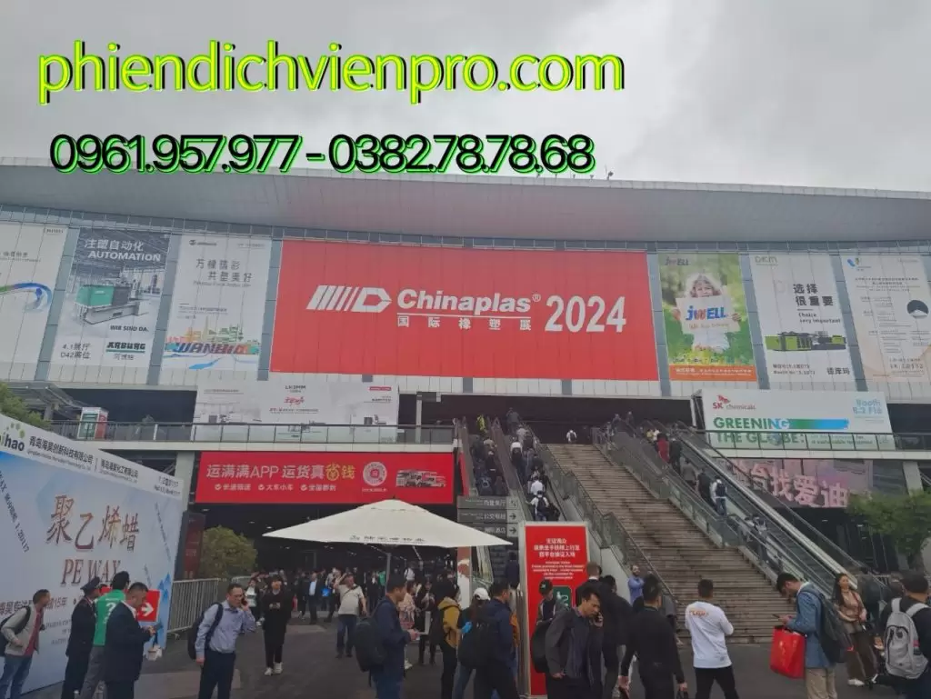 trien lam Chinaplas 2024 dien ra tu ngay 23-26/4/2024