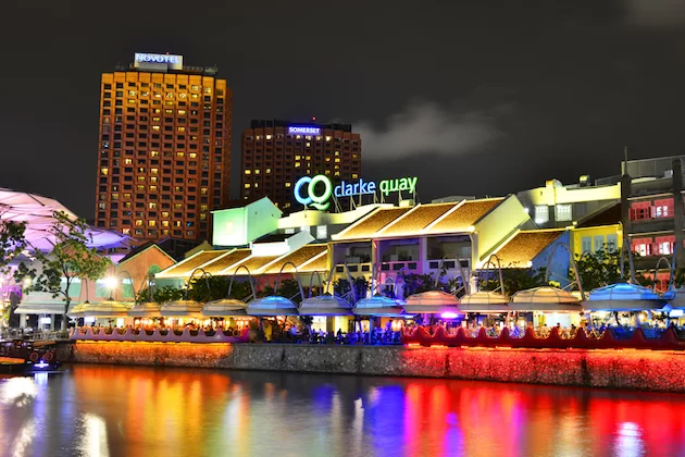 Clarke quay - Diem vui choi san uat nhat Singapore ve dem
