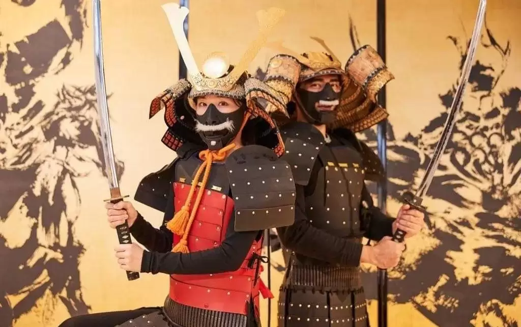 hoa trang samurai ninja nhat ban