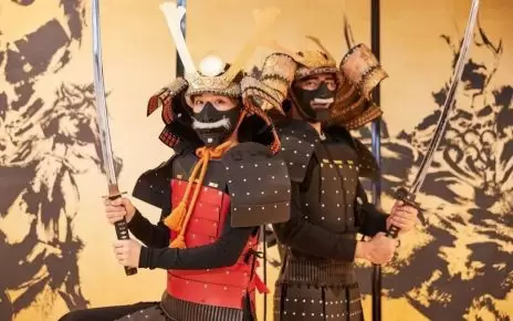hoa trang samurai ninja nhat ban
